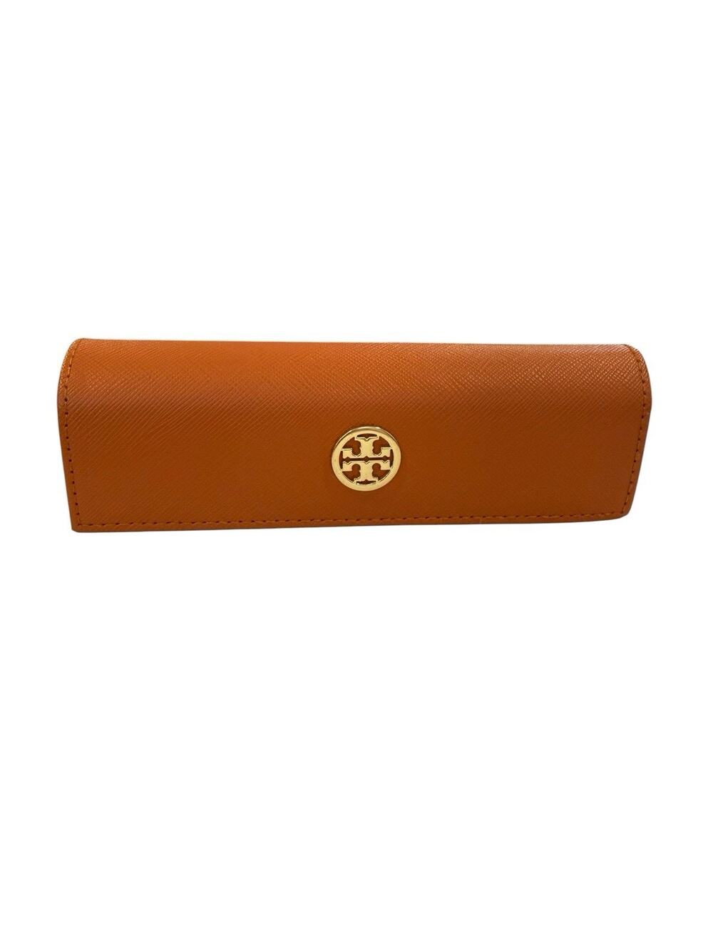 Small Tory Burch Glasses Case Magnetic Thin With Cloth Sunglasses